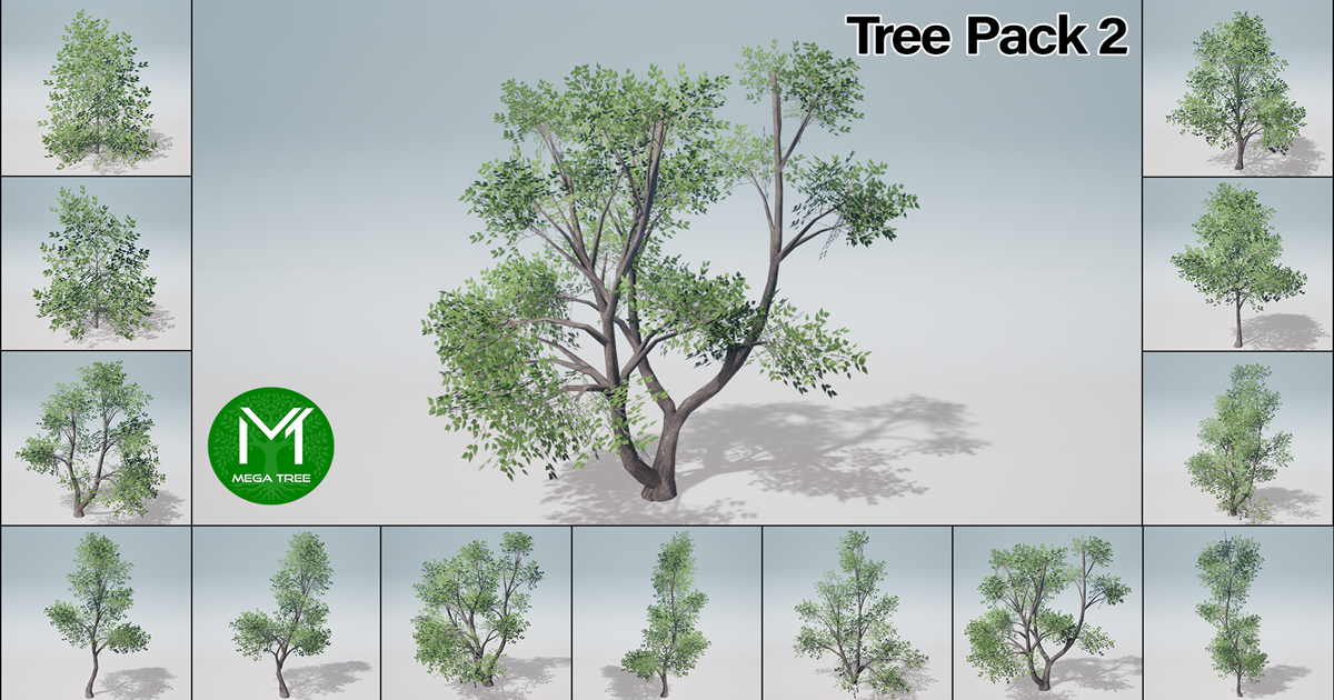 Mobile Tree Bundle | 3D Trees | Unity Asset Store