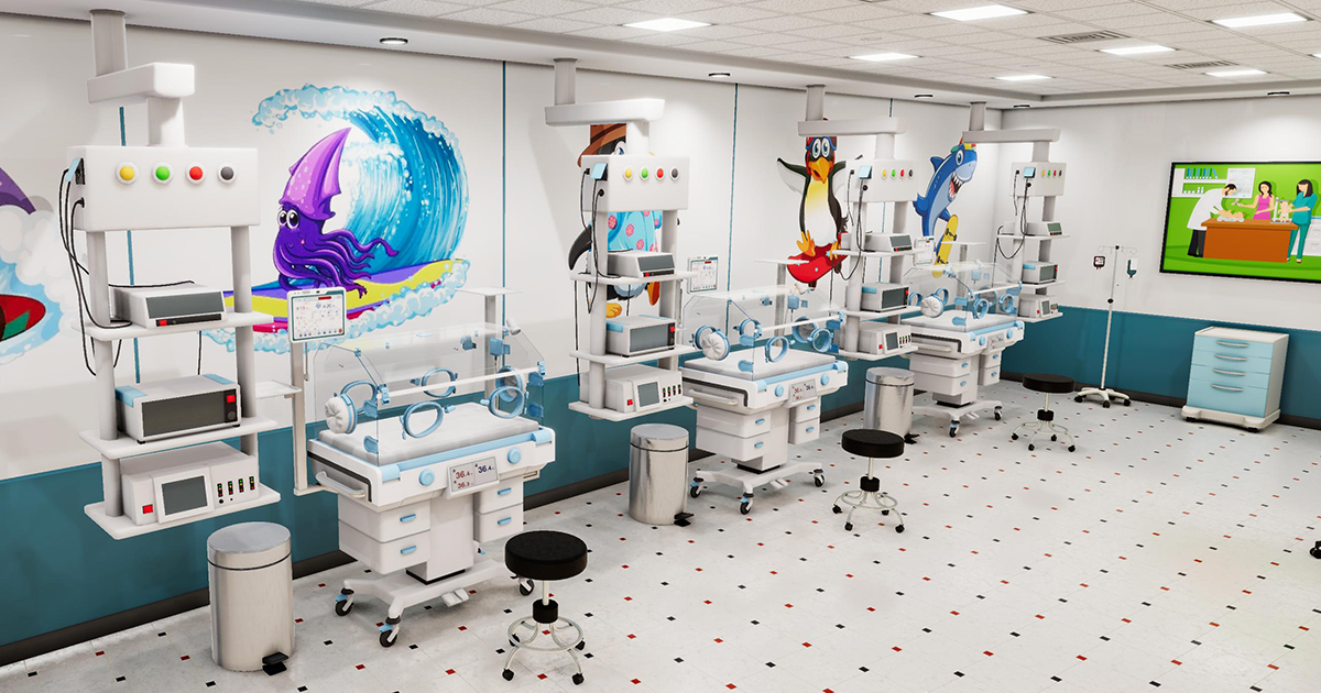 Hospital NICU Room Interior | 3D Environments | Unity Asset Store