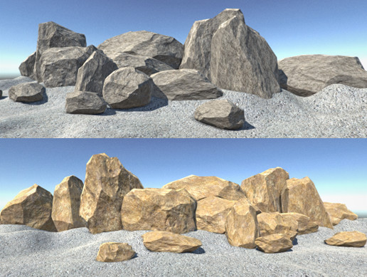 HQ Rocks Pack | 3D Exterior | Unity Asset Store