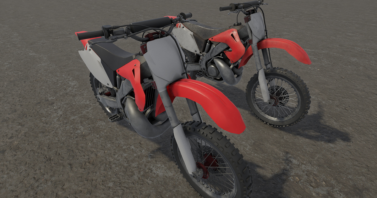 Motocross Bike | 3D Land | Unity Asset Store