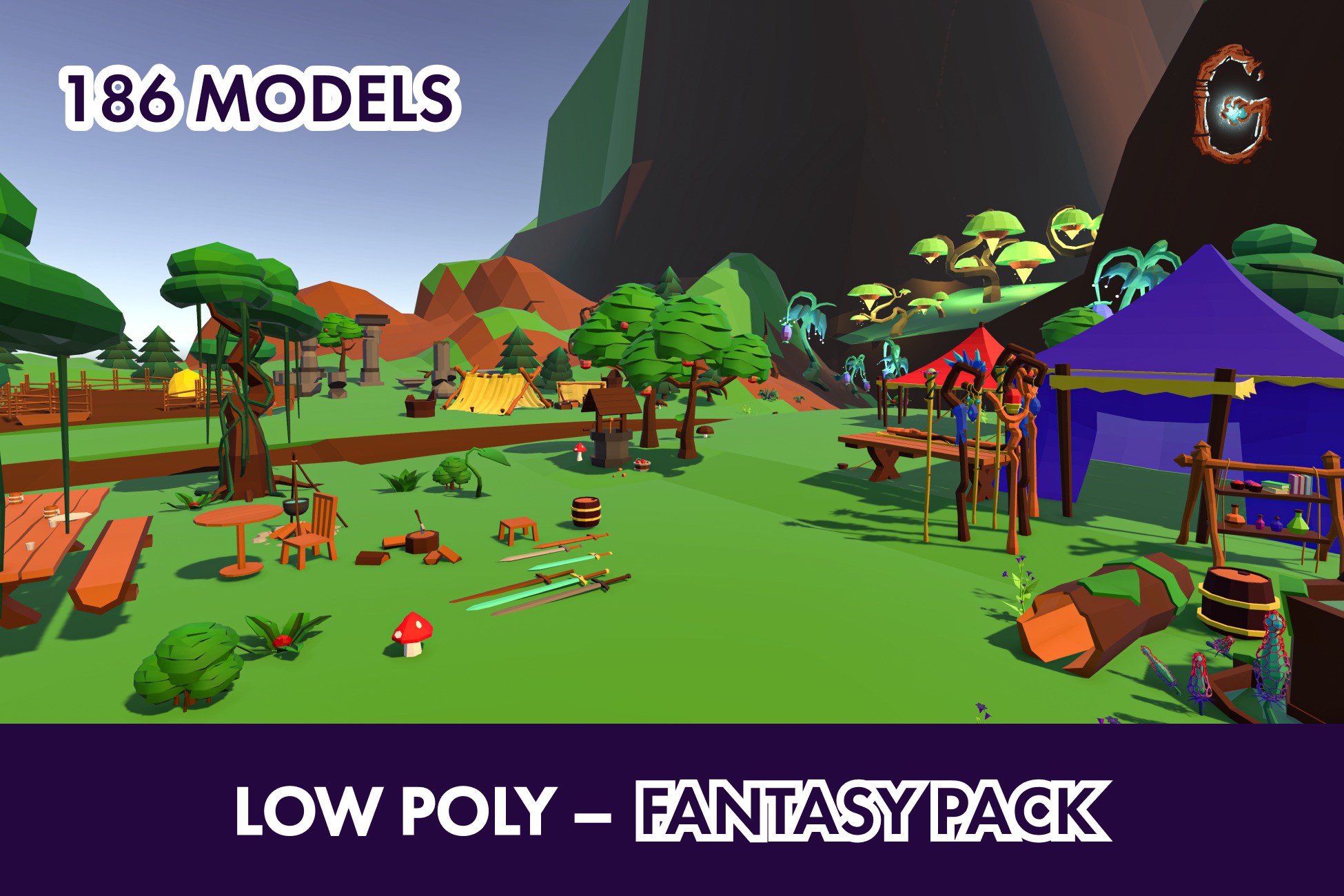 Loow Poly Unity Low Poly Fantasy Pack | 3D Environments | Unity Asset Store