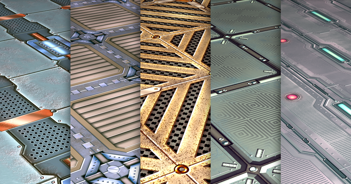 Sci-fi Vol.82 - Hand Painted Textures | 2D Textures & Materials | Unity ...