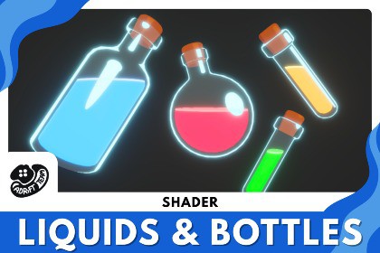 Liquid and Bottles Shader
