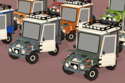 10 High Detail Cars