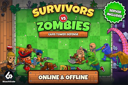 Survivors vs Zombies – Card Tower Defense