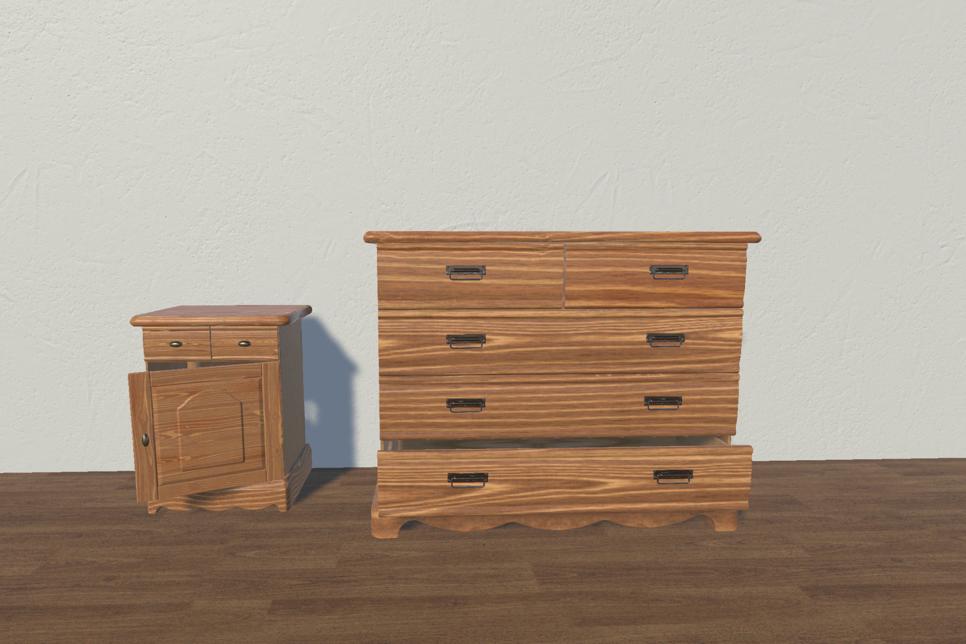 Vintage Furniture - Sidetable, Cabinet