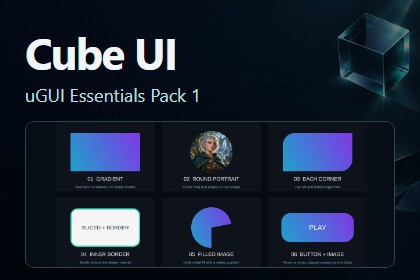Cube UI - uGUI Essentials Pack 1