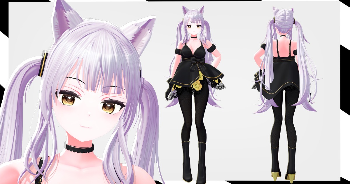 Rona V2: 3D Anime Style Character