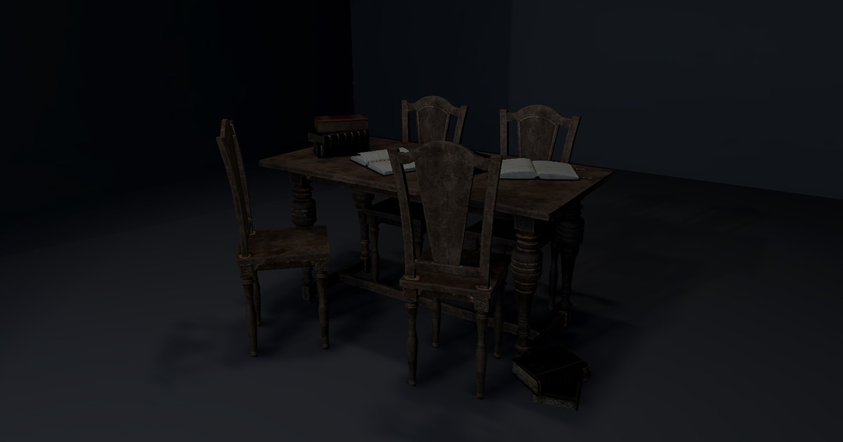 Antique Old Furniture v.01 | 3D 家具 | Unity Asset Store