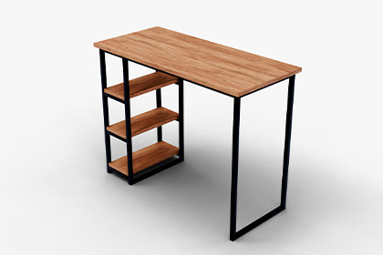 Study Desk with Metal Frame