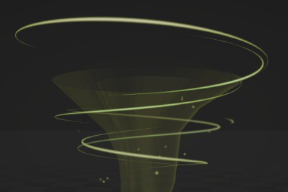 Stylized Tornado and Whirlwind Particle URP
