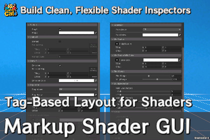 Markup Shader GUI – Tag-Based Layout for Shaders