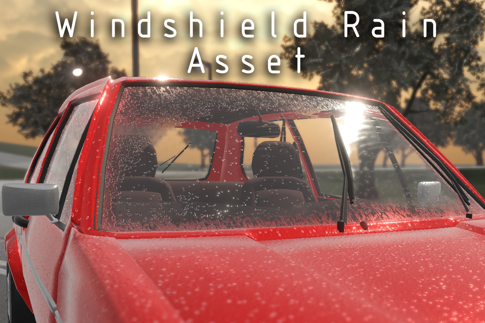 Windshield Rain Asset