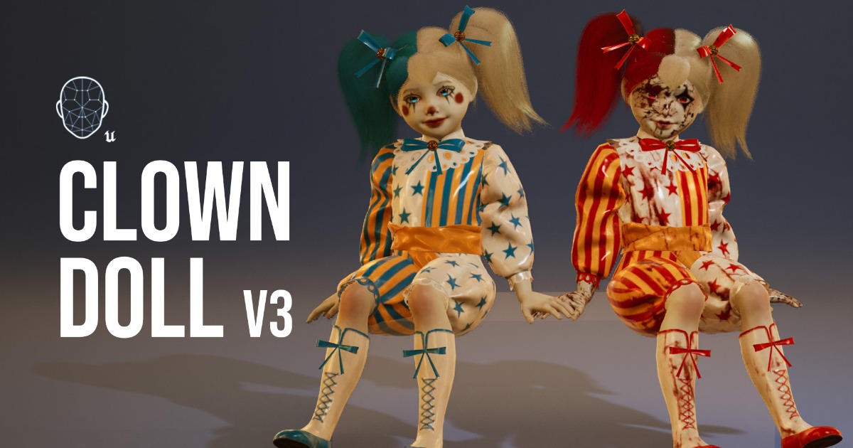 Clown Doll_v3 G1 | Characters | Unity Asset Store