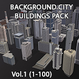 Background City Buildings Pack Vol.1 (1-100)