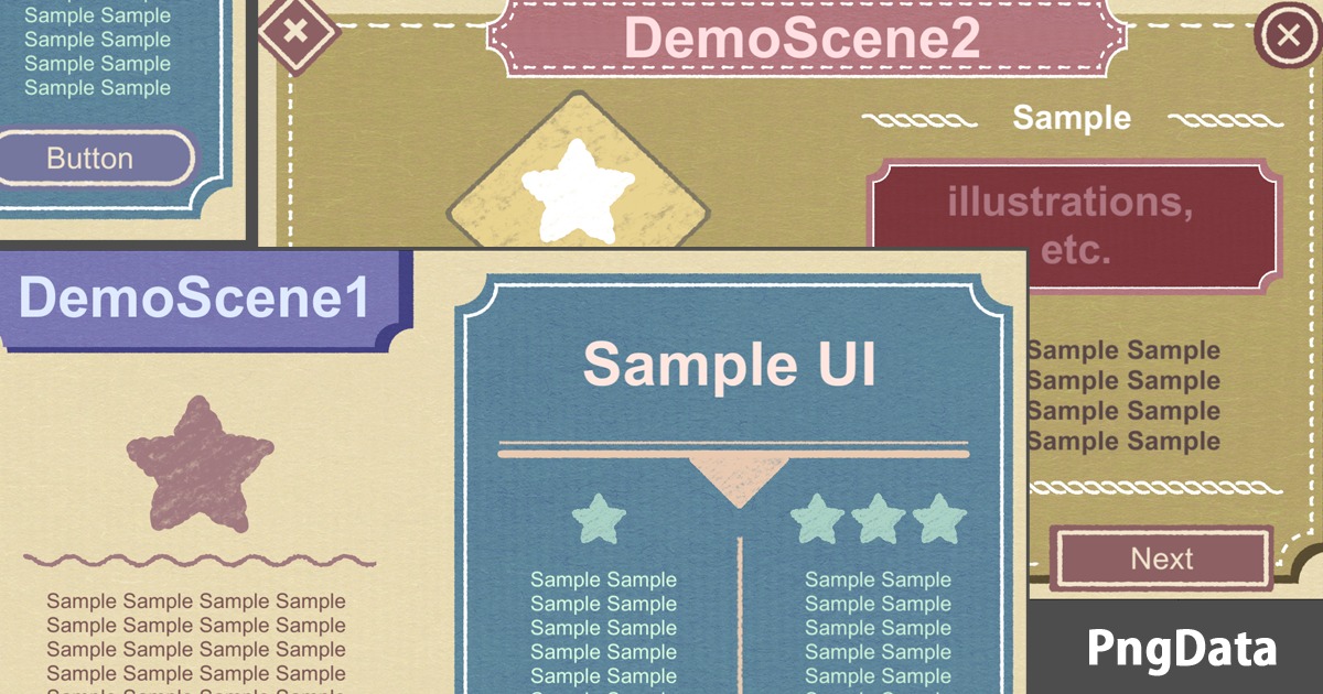 Beautiful Handwritten Style GUI Set | 2D GUI | Unity Asset Store