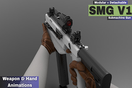 SMG V1 Assault Rifle (Fps - Tps)