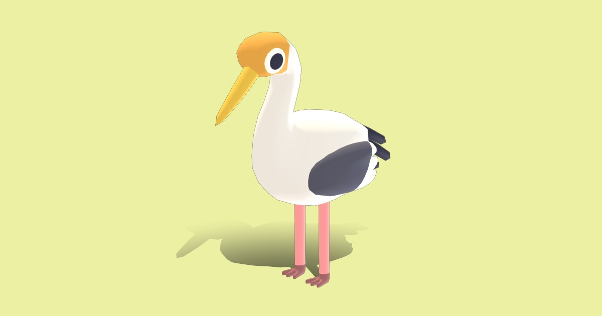 Stork - Quirky Series | Characters | Unity Asset Store
