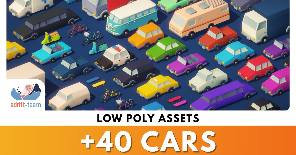 City Cars Pack - Low Poly Assets | 3D Land | Unity Asset Store