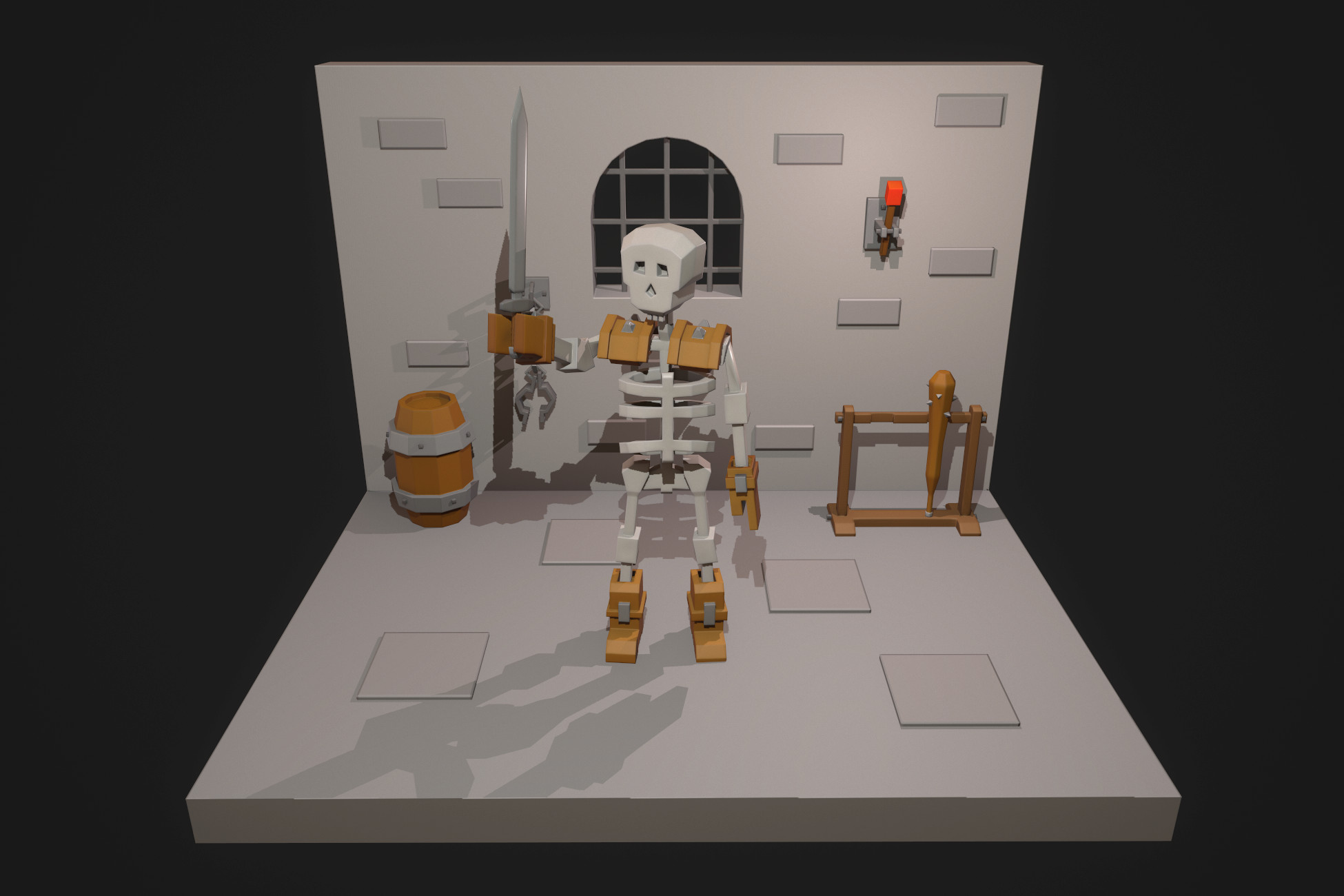 Low Polу Skeleton | 3D Creatures | Unity Asset Store