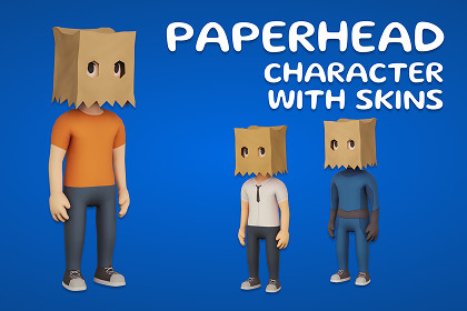 PaperHead Character Mobile Ready