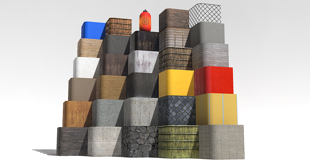 Japanese Materials Package | 2D Textures & Materials | Unity Asset Store