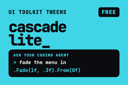 Cascade Lite : UI Toolkit Animation & Tweens