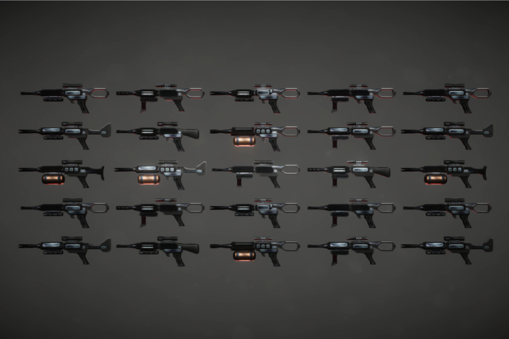 Stylized Modular Weapons 3D Guns Unity Asset Store