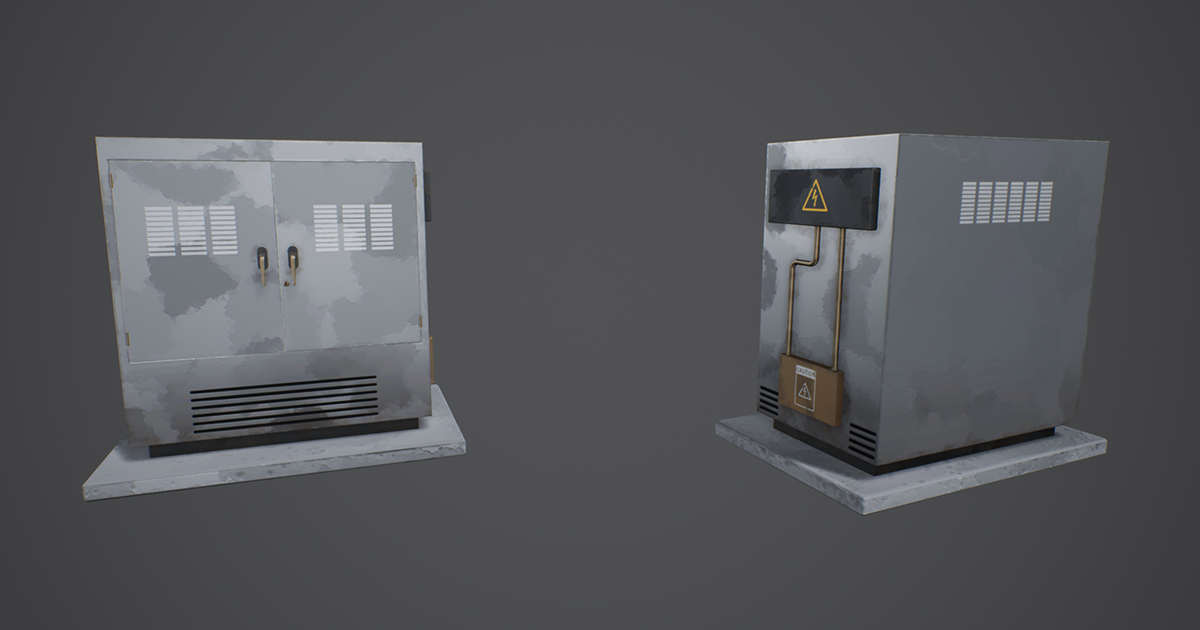 Stylized Generator | 3D Exterior | Unity Asset Store