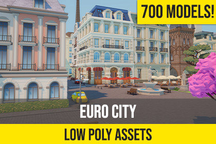 Low Poly Euro City