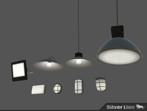 Lamp Unity Industrial Lamp Pack | 3D Industrial | Unity Asset Store