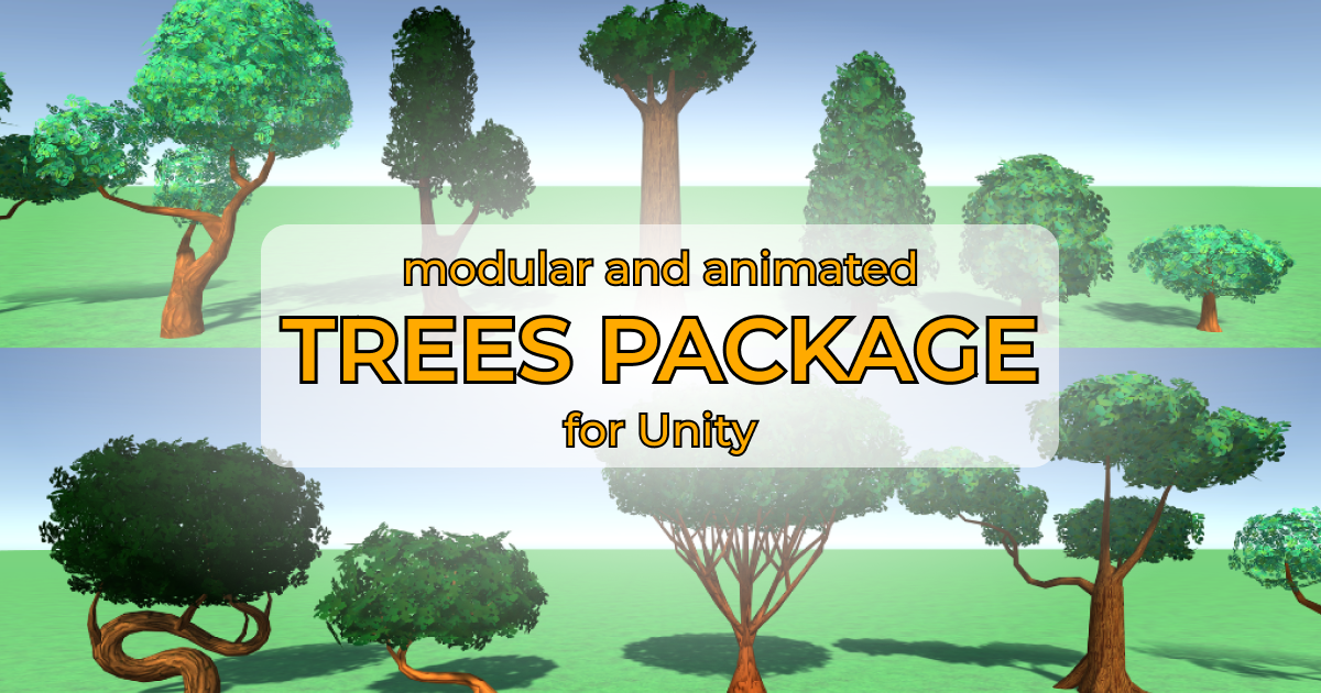 Tree package - animated trees set | 3D Trees | Unity Asset Store