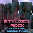 Stylized Rock Modular Model Pack