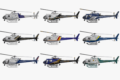 AS-350 Police Helicopters Collection Vol.2 (275)