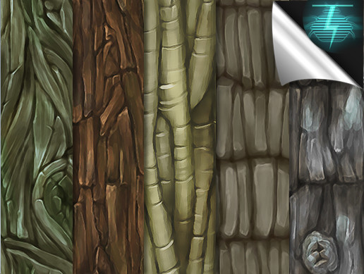 Bark Texture Key Hand Painted Bark Textures - Vol. 01 | 2D Wood | Unity Asset Store