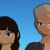 (URP) Casual Boy & Girl low poly characters