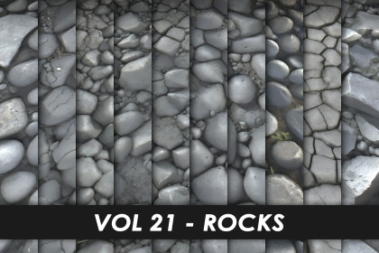 Realistic Textures - Vol 21 - Rocks