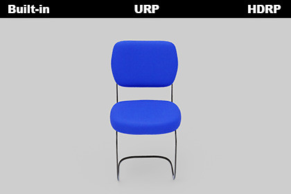 Modern Blue Office Chair 3D Model Asset