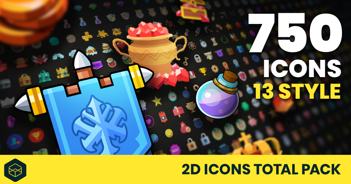 2D Icons - Total Pack | 2D Icons | Unity Asset Store