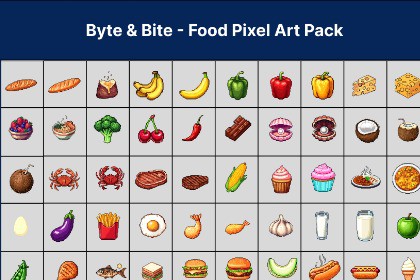 Byte & Bite - Food Pixel Art Pack