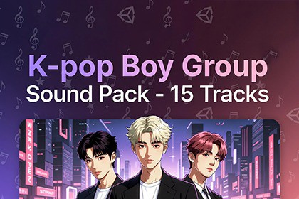 K-pop Boy Group Sound Pack – 15 Tracks