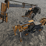 Telehandler Forklift Loader Vehicle