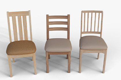 Modern Wooden Chair Pack 5