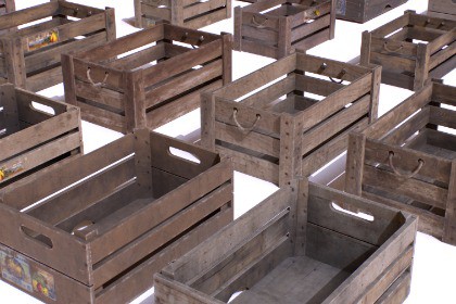 Wooden crates pack