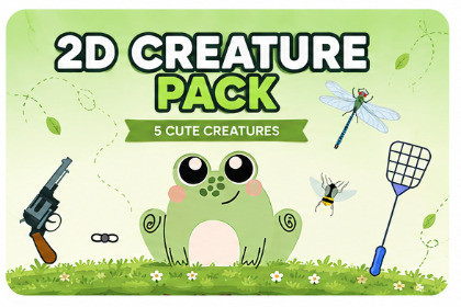 Cute Frog & Insects Pack