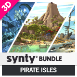Bundle - Pirate Realm, Tropical Jungle Biome, and Pirate Isles Map