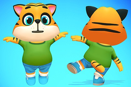 Tiger Cat Animated