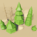 Low Poly Trees Pack - Conifer