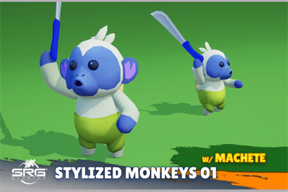 Stylized Monkeys 01