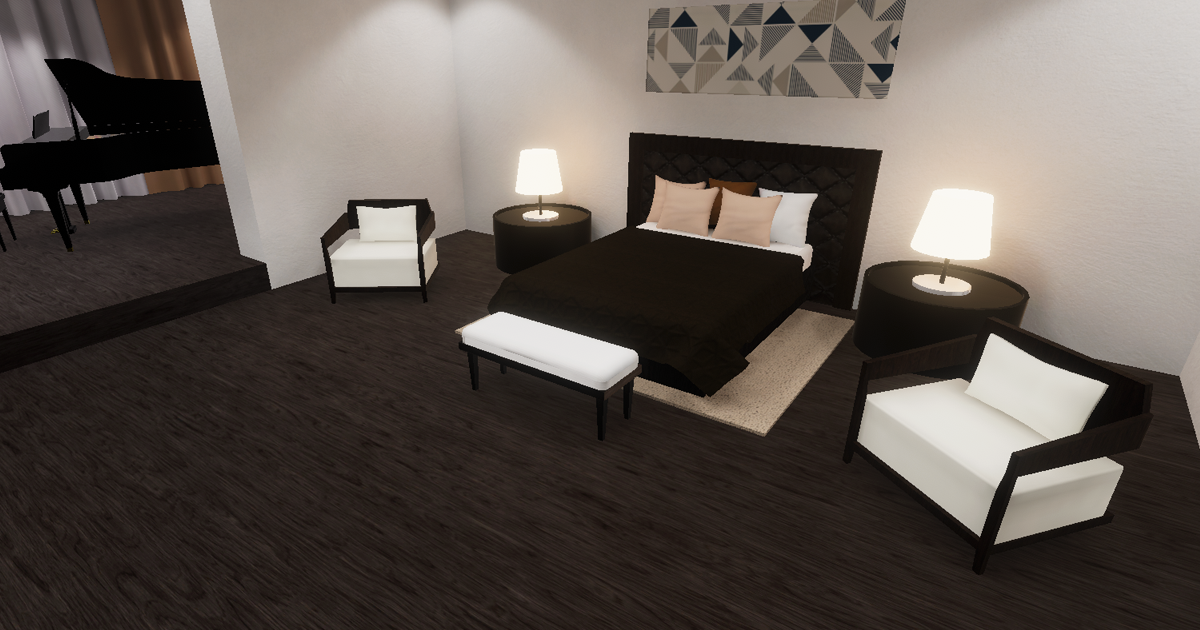 Bedroom Apartment 3D Urban Unity Asset Store